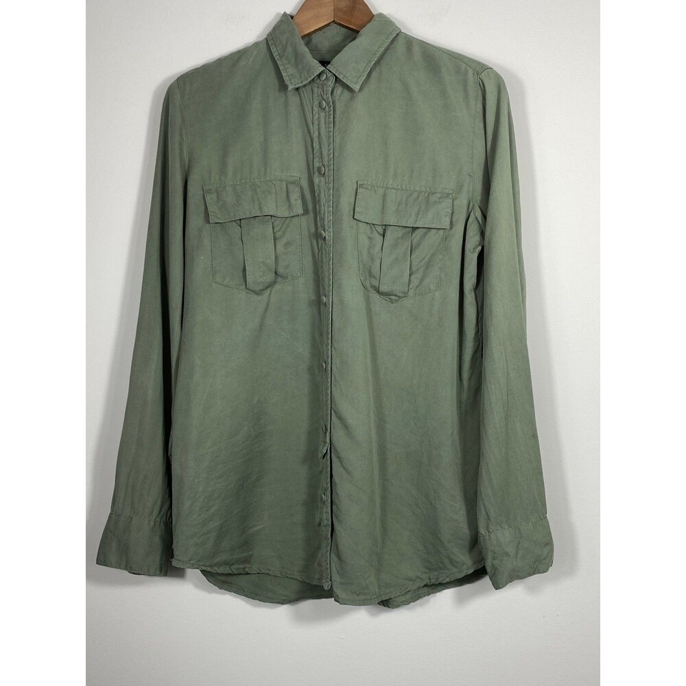 Banana Republic Utility Button-Down Shirt – Size Medium – Sage Green